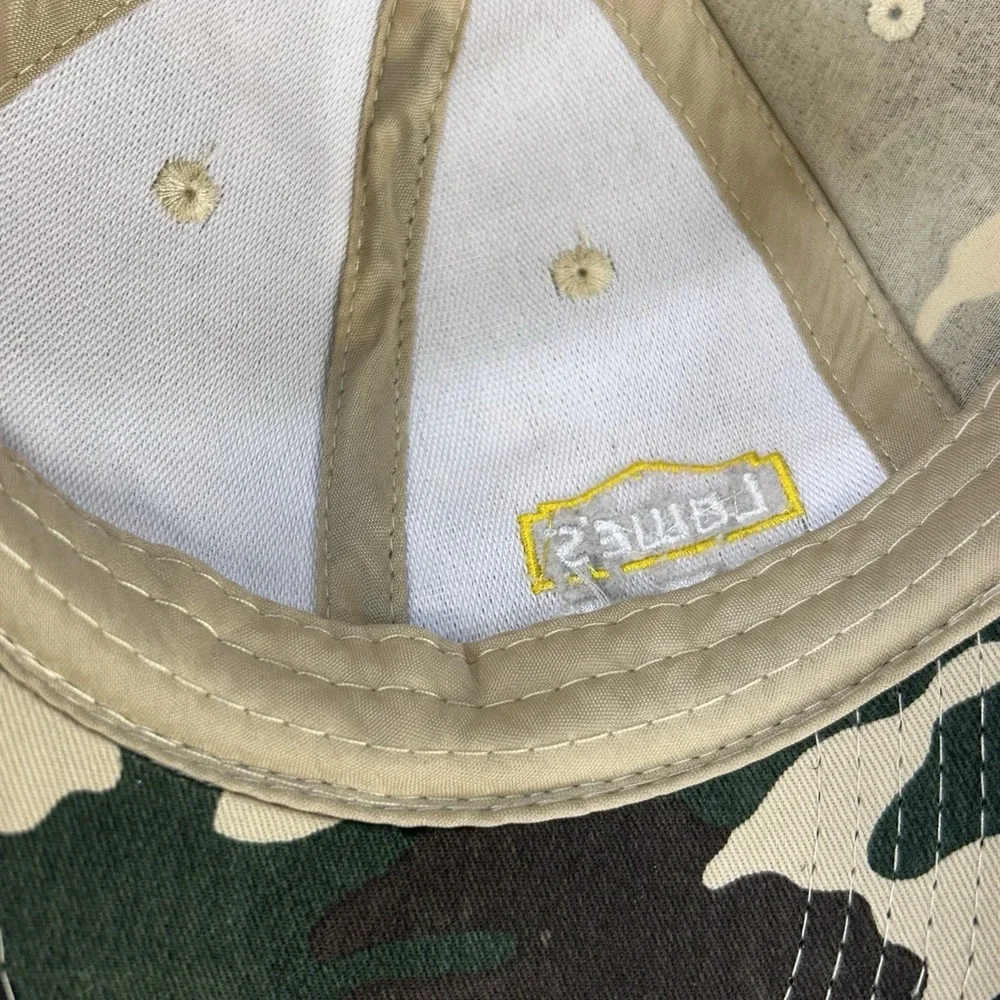 Lowe's PRO Hat Lot 2 Snapback Caps Blue Camo Embroidered‎ Adjustable